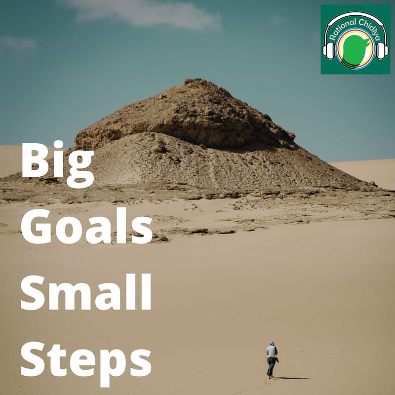 Big Goals are achieved by small goals